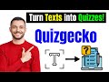 Creating and Using Quizzes with QuizGecko