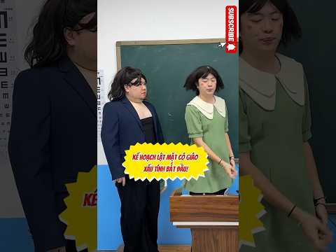 KαΊΏ hoαΊ‘ch lαΊt mαΊ·t cΓ΄ giΓ‘o xαΊ₯u tΓnh #shorts #funny