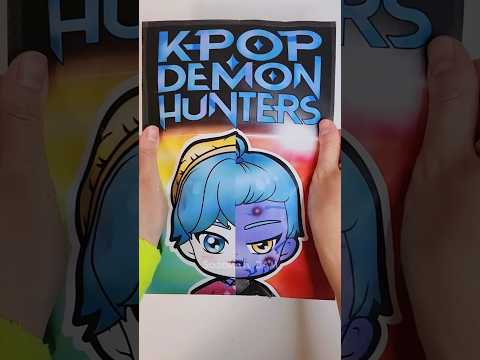 KPop Demon Hunters Blindbag 케이팝 데몬헌터스 Skincare Saja boys 사자보이즈 베이비 스킨케어 ASMR #kpop #papercraft #asmr