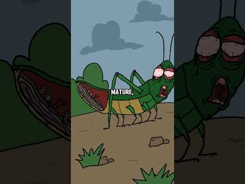 The Horrifying Parasites That Force Grasshoppers to Jump Into Water #knowledge #Explore