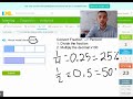 Converting Fractions to Decimals and Percents