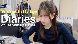 | 日常Vlog | A week in my Life!!! / 展示会準備~当日のデザイナーの忙しい日常👔& Christmas Market🎄🎅