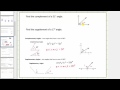 Understanding Complementary and Supplementary Angles