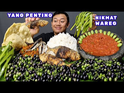 PESTA LEUNCA ⁉️ MAKAN NIKMAT IKAN ASIN PEDA SAMBEL TERASI LALAPAN LEUNCA PETE SELONG SAMBEL ONCOM