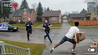 When Cops Catch Porch Pirates In The Act