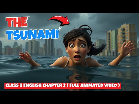 The Tsunami | Class 8 English Chapter 2 ( Animation ) in Hindi