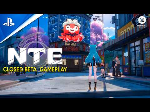NTE First Closed Beta Gameplay | EXCLUSIVE PS5 Free Waifu Open World RPG like GTA coming in 2025