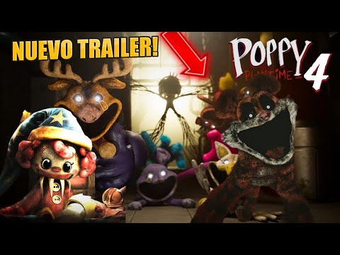 ASÍ SERA POPPY PLAYTIME 4 NUEVO TRAILER Y PERSONAJES TIGGY TIGERS Y LooLoo The Clown