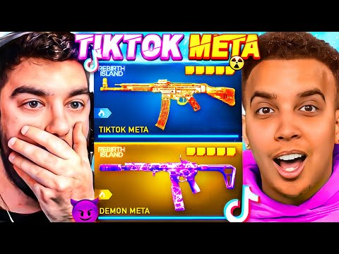 NEW TIKTOK META Loadouts Challenge on Warzone Rebirth Island!