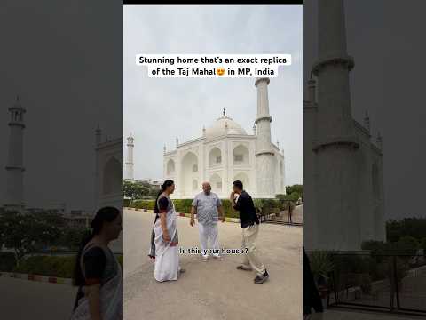 Taj Mahal like home 🤯 in MP, India #housetour #palace #tajmahal #interiordesign #hometour #mp