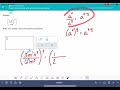 Exponent Rules and Simplification