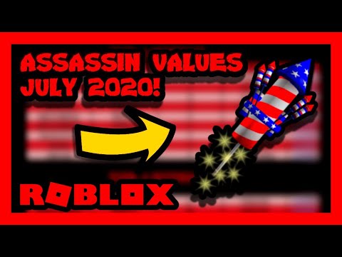 roblox assassin value list new