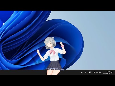 小春六花の夏服バージョンがPC画面に居座る様子