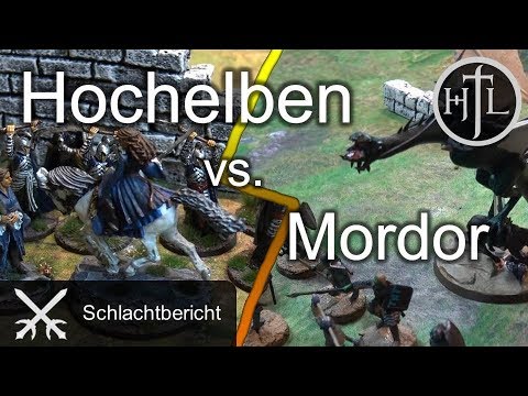Battlereport - Elben vs. Harad (Mittelerde Tabletop / Hobbit / Herr der Ringe / HdR)