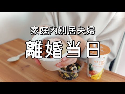 【vlog】家を出ます。引越しの朝はさすがに心がぐちゃぐちゃなのでご飯食べて元気出す | 家庭内別居 | 離婚 | アラサー | 猫