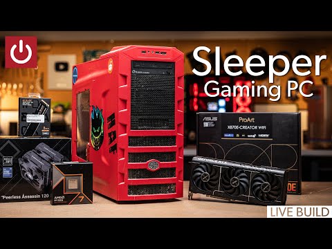 Watch Us Build This Sleeper Gaming PC – LIVE