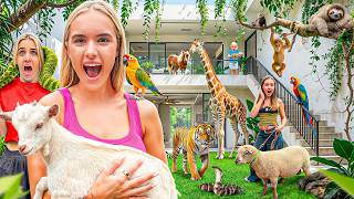 I Built a SECRET Zoo In My House!