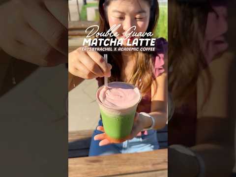 The Story Behind the Guava Matcha Latte at Academic Coffee 💗🍵 #guava #matcha #bayarea