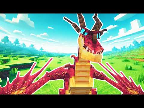 Flying our FIRST DRAGON! - Minecraft Dragons