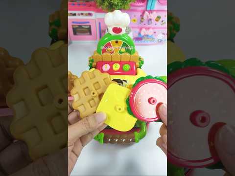 Satisfying with Unboxing & Review Miniature Kitchen Set Toys Cooking Waffle Video | ASMR Videos