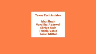 Team TechJunkies (SocioHeal) pitch and demo video for Technovation