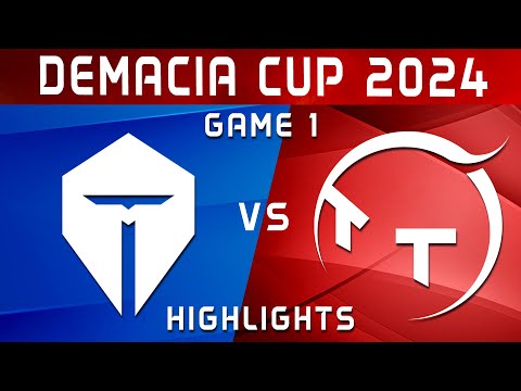 TES vs TT Game 1 Highlights | Demacia Cup 2024 | Top Esports vs TT Gaming by Onivia