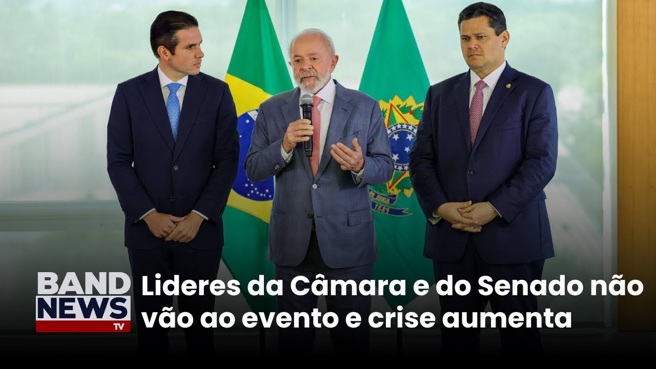 Motta e Alcolumbre não comparecem à cerimônia do Governo | BandNews TV