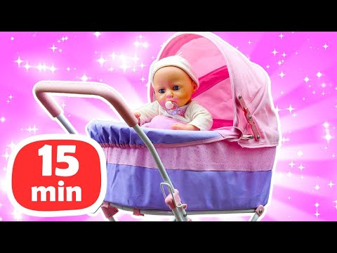 Giochiamo con la bambola Baby Annabelle insieme: scegliamo la carrozzina e il giocattolo nuovi! 🧸💖