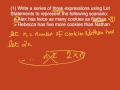 Writing and Solving Expressions with Let Statements