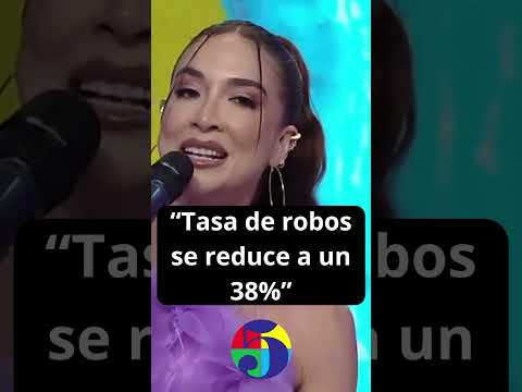 Tasa de robos se reduce a un 38% en 2023