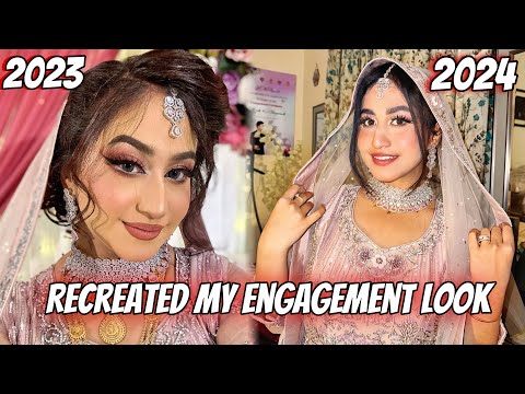 I RECREATED MY 💍 ENGAGEMENT LOOK || MY SISTER CRIED WATCHING ME ❤️ #alizehjamali