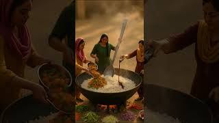 Miniature Punjabi Women Cooking Giant Chinese Chawal 🍚🔥