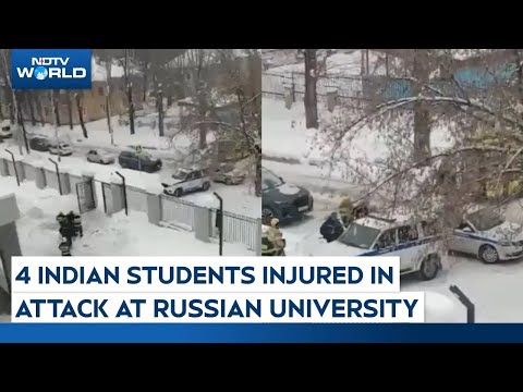 Russia News LIVE | Russian College Knife Attack | 4 Indian Students Injured After Knife Attack