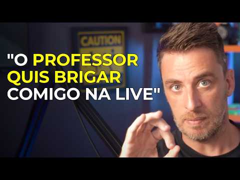 DISCUSSÃO com PROFESSOR AO VIVO | Quem tem razão???