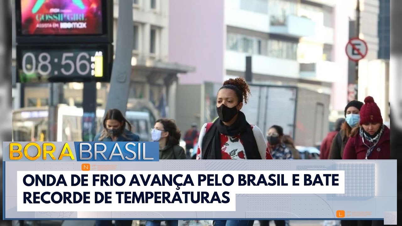Onda de frio avança pelo Brasil e bate recorde de temperaturas