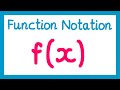 Function Notation and Evaluation