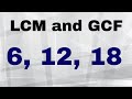Finding GCF and LCM Using Factor Trees