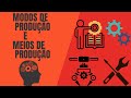Understanding Modes and Means of Production