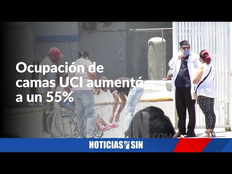 Ocupación hospitalaria por covid llega al 55%