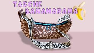 Umhängetasche in Bananenform easy genäht