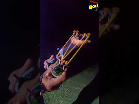 ✨😱WORLD'S FIRST SKY SLING SHOT💥DAY 29💚CRACKLING✨😱 #mini #skyshot #fireworks #diwali #crackers #india