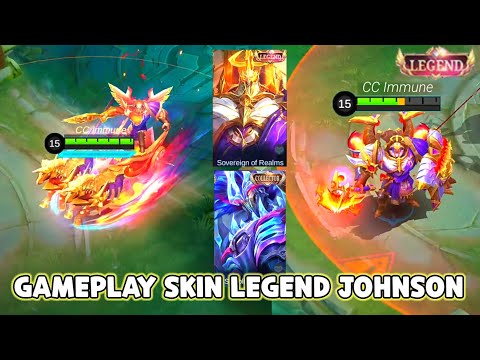 GAMEPLAY SKIN LEGEND JOHNSON DAN COLLECTOR TERIZLA ! INI SKIN LEGEND SEMPURNA DAN BAGUS ULTI KUDA