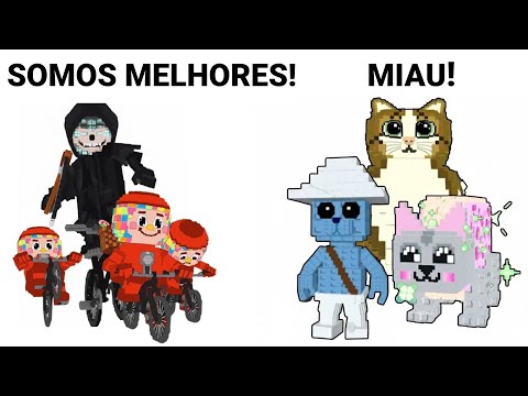 Os GATOS BRAINROT De Rouba Um Brainrot Conhecem os BICICLETEIRA...