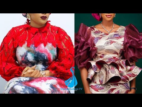 Beautiful Ankara Wax Print Dress For Ladies |Ankara Skirt & Blouse Styles |Lace Styles /Loincloth