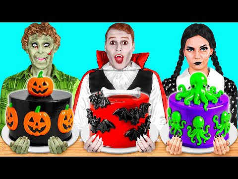 Wednesday vs Upír vs Zombie Výzva vo Varení | Úžasné Kuchynské Recepty Fun Teen