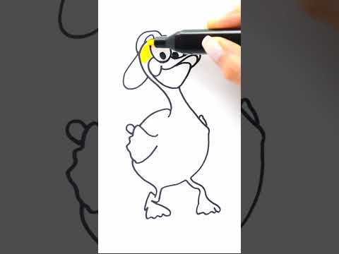El patito juan #drawings #shorts #dibujosfaciles #dibujosfaciles