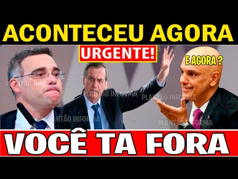 URGENTE FORA AGORA!! MENDONÇA BATE DE FRENTE COM MORAES! E APOIA BOLSONARO!!!