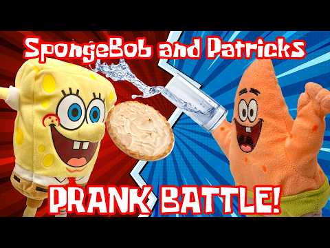 SpongeBob and Patrick's PRANK BATTLE! - SpongePlushies