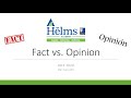 Identifying Facts and Opinions