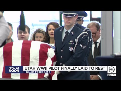 YouTube video thumbnail: Missing Utah Aviator's Remains Discovered, Brought Home After his 1944 Death in Action
